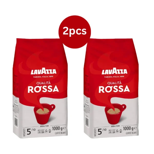 Lavazza Qualita Rossa 1kg2pcs in AN Retail Foodstuff Trading online in Dubai