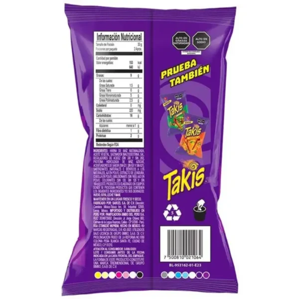 AN Foodstuff - Takis Fuego 56g Spicy Tortilla Chips in Dubai