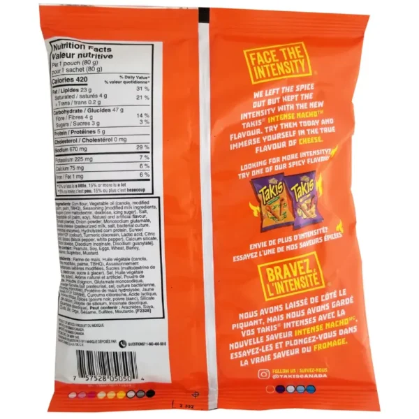 Takis Nacho Cheese - 3.25oz AN Retail and Wholesale Takis in Dubai