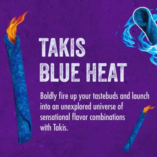 Takis Blue Heat 5pcs Tortilla Chips 56g - Image 3