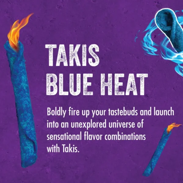 Takis Blue Heat Retail Pack 113g - Spicy Snacks in Dubai, UAE