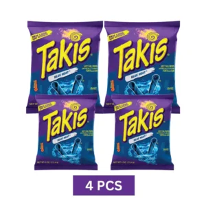 Takis Blue Heat 4pcs Pack for Retail in Dubai, UAE