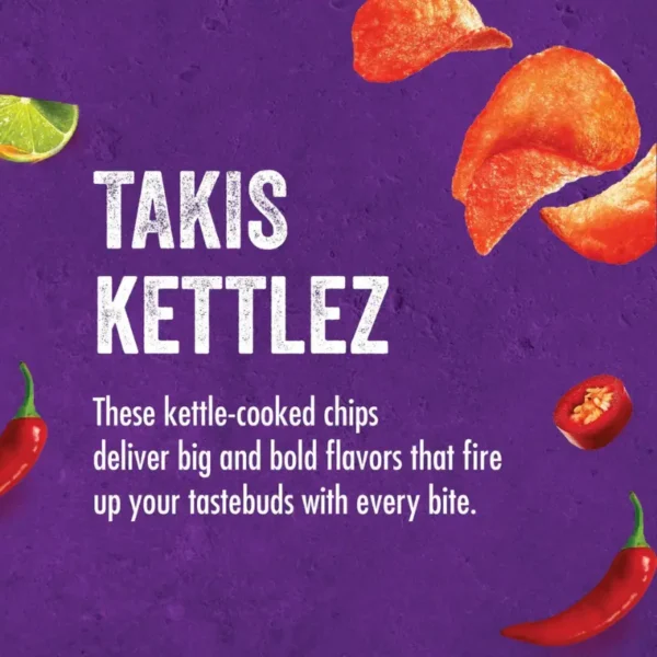 Takis Kettlez Fuego 71g chips offer the ultimate snack adventure with bold flavors. An Foodstuff Retail