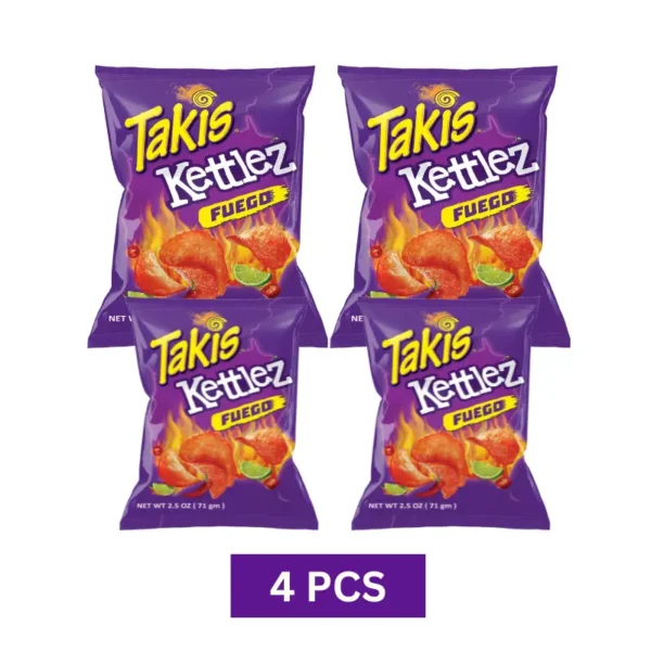 Takis Kettlez Fuego 71g chips ready to ignite your senses with fiery flavors