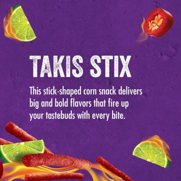 Takis Stix Retail Pack 113.4g - Spicy Snacks in Dubai, UAE