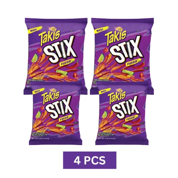 Takis Stix 4pcs Pack for Retail in Dubai, UAE