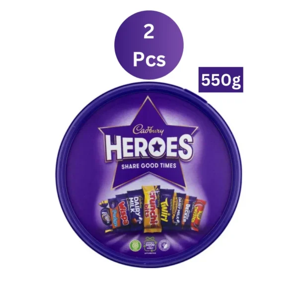 Cadbury Heroes Chocolate Assorted Treats by AN Retail Foodstuff Trading in Dubai شوكولاتة غاتبيري هيروز تشكيلة متنوعة من الحلويات من شركة AN Retail Foodstuff Trading في دبي شارك الفرحه مع احبابك