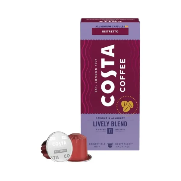 Costa Nespresso The Lively Blend Coffee 57gx30pcs strong and almondy - Image 2