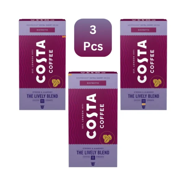 Costa Nespresso Lively Blend Capsules 10 Capsules Sold by AN Retail Foodstuff Trading in Dubai كبسولات كوستا نسبرسو لايفلي بليند 10 كبسولات مقدمة من شركة AN Retail Foodstuff Trading في دبي