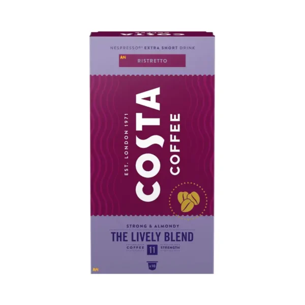 Costa Nespresso The Lively Blend Coffee 57gx30pcs strong and almondy - Image 4
