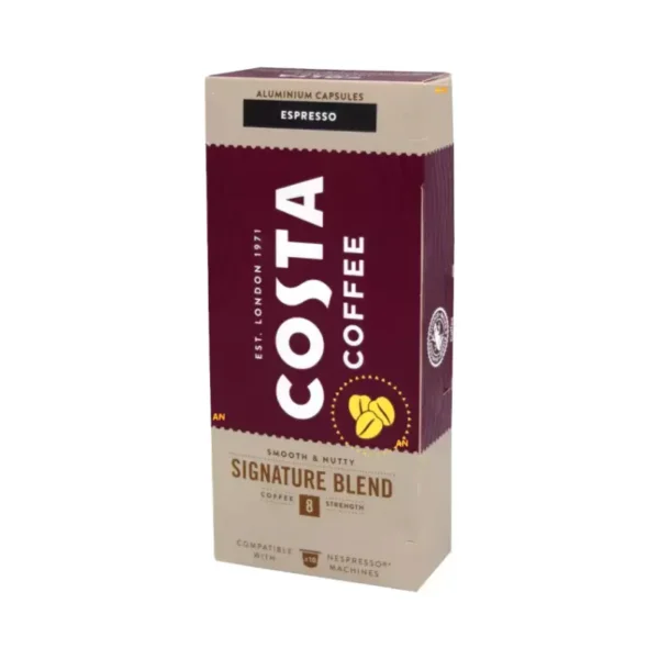 Costa Signature Espresso Coffee Pods Smooth and Full Flavored Coffee by AN Retail Foodstuff Trading in Dubai كبسولات قهوة كوستا محمصة سيغنيتشر بنكهة ناعمة وكاملة من شركة AN Retail Foodstuff Trading في دبي