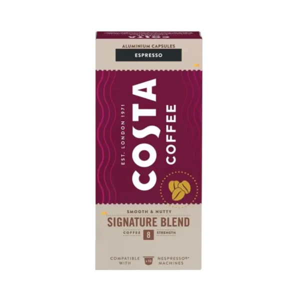 Costa Signature Espresso Capsules Enjoy Barista-Quality Coffee from AN Retail Foodstuff Trading in Dubai كبسولات كوستا محمصة سيغنيتشر استمتع بجودة قهوة الباريستا من شركة AN Retail Foodstuff Trading في دبي