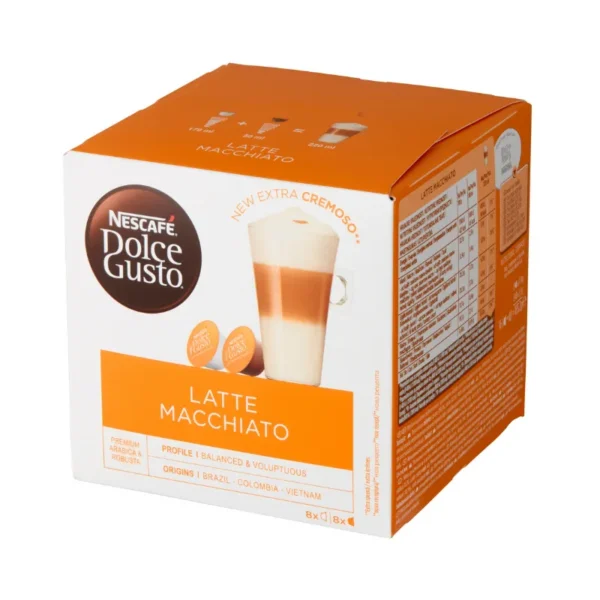 Creamy and Smooth Latte Macchiato Pods by Nescafe Dolce Gusto