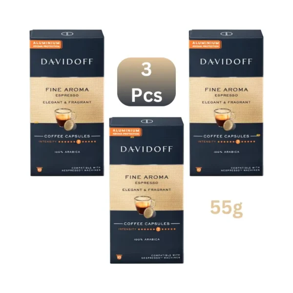 Davidoff Fine Aroma Coffee Capsules Premium Quality by AN Retail Foodstuff Trading in Dubai كبسولات قهوة ديفدوف فاين أروما جودة ممتازة من شركة AN Retail Foodstuff Trading في دبي