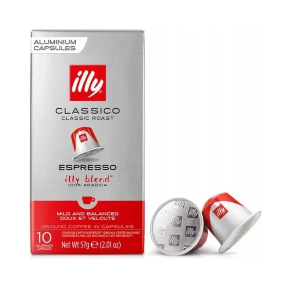 Illy espresso Classico Nespresso Capsules Available in AN Retail Foodstuff Trading In Dubai Intenso 100% Arabica Coffee Premium Coffee Capsules for Bold Taste قهوة ايللي كلاسيكو ايسبريسو كبسولات نيسبريسو موجوده في دبي عند, AN Retail Foodstuff Trading