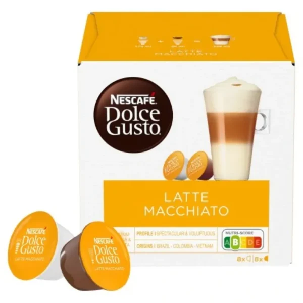 Indulgent Latte Macchiato Dolce Gusto Coffee Pods in Dubai