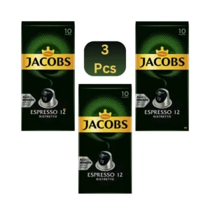 Jacobs Ristretto Espresso Capsules Available in AN Retail Foodstuff Trading in Dubai Bold and Intense Espresso Experience كبسولات قهوة إسبريسو جاكوبس ريستريتو تجربة إسبريسو جريئة وقوية متوفر لدى An Retail Foodstuff trading in Dubai