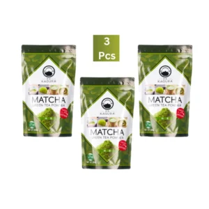 KAGURA Japanese Matcha Powder 3pcs x 500g Retail Packaging