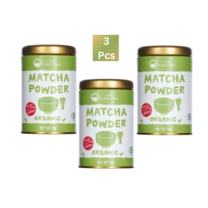 Kagura Matcha Organic Green Tea Powder 50g x 3 Pieces Retail Pack - Made in Japan