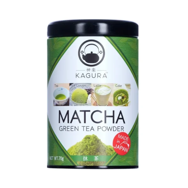 KAGURA Matcha Green Tea Powder 70gx3pcs made in Japan - Image 2