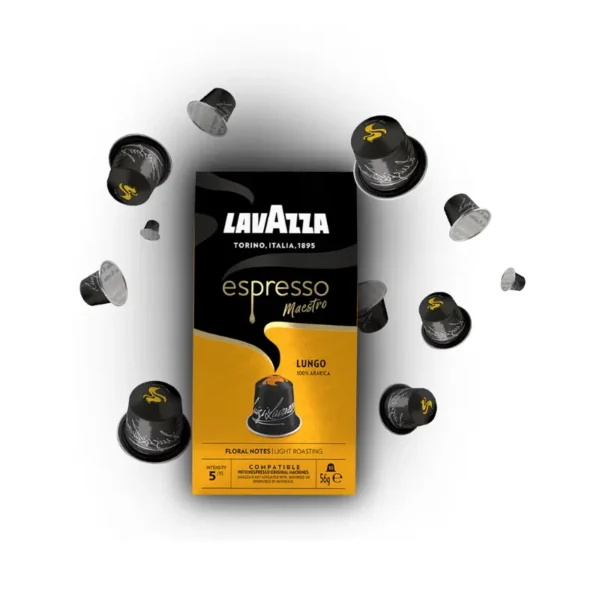 Lavazza Lungo Nespresso Coffee Subtle Sweetness in Every Sip قهوة نسبريسو لافاتزا لونجو حلاوة خفيفة في كل رشفة