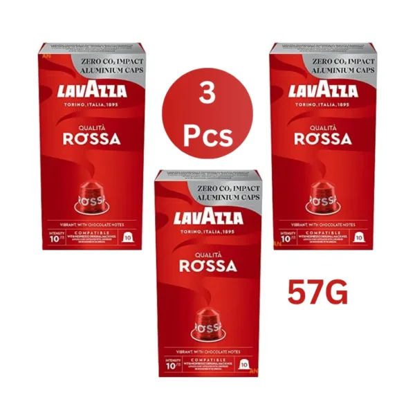 Lavazza Qualità Rossa Nespresso Capsules Premium Coffee in Dubai كبسولات نسبريسو لافاتزا كواليتا روسا قهوة فاخرة في دبي
