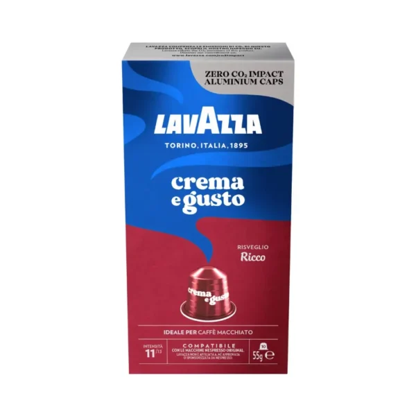 Lavazza Ricco Coffee Capsules in Dubai Robust and Full Bodied كبسولات لافاتزا ريكو في دبي قهوة قوية وغنية