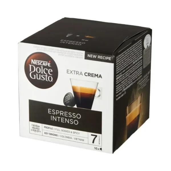 Premium Espresso Intenso capsules for Dolce Gusto Nescafe 3x48 pack get it in Dubai