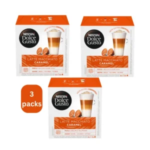 Nescafe Latte Macchiato Caramel Dolce Gusto Coffee Pods in Dubai