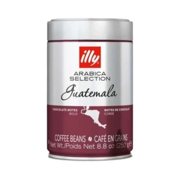 Three 250g tins of Illy Guatemala coffee for a smooth and flavorful brew