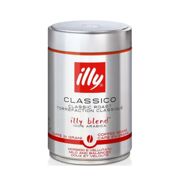 Whole Bean Illy Classico Coffee for Fresh Brewing
