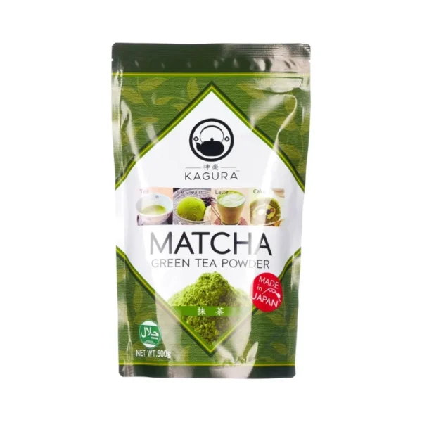 Premium KAGURA Matcha Powder 3pcs x 500g Pack for Consumers