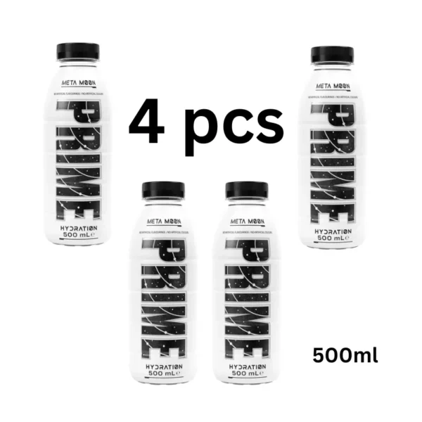 Prime Meta Moon Hydration Drink 500ml 4pcs with electrolytes and coconut water in Dubai