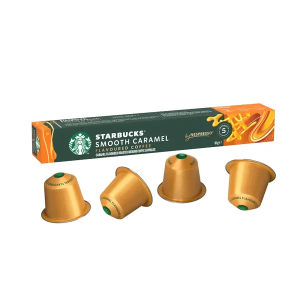 Starbucks Smooth Caramel Flavored Coffee for Nespresso Machines 3packs available in AN Retail Foodstuff In Dubai