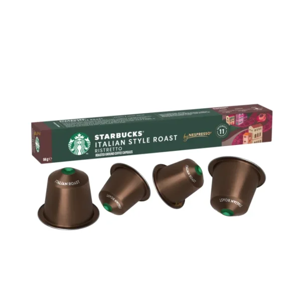 Starbucks Italian Style Roast coffee pods 30's with deep smoky notes and subtle sweetness available in Dubai in AN Retail Foodstuff