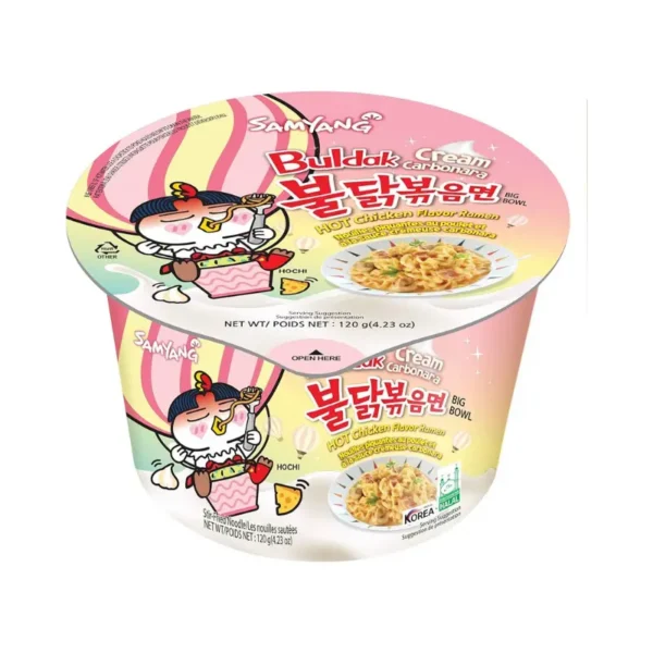 Samyang Cream Carbonara Hot Chicken 105g x 5pcs quick noodles