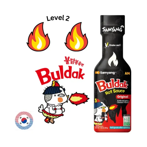 Samyang Original Hot Chicken Flavor Sauce 200g Pack of Three Bottles