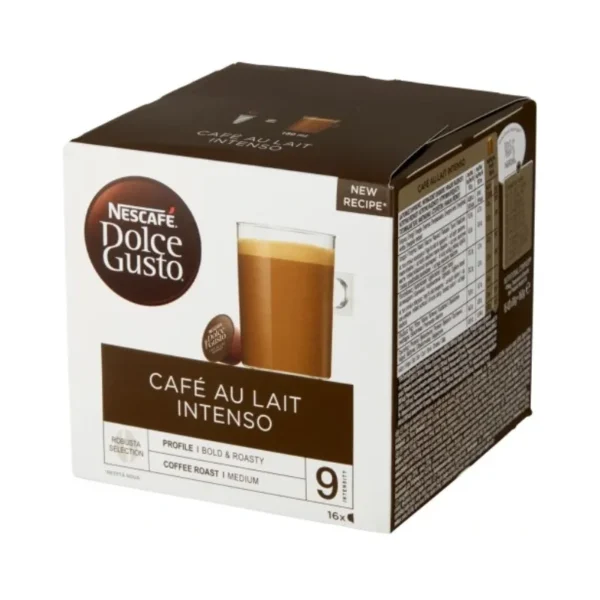 Easy to Brew Nescafe Dolce Gusto Cafe Au Lait Coffee Pods