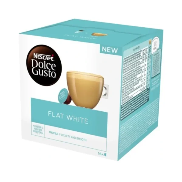 Nescafe Dolce Gusto Flat White Capsules for Café Style Coffee at Home