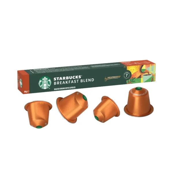 Bright and uplifting Starbucks Breakfast Blend coffee pods 30's in Dubai