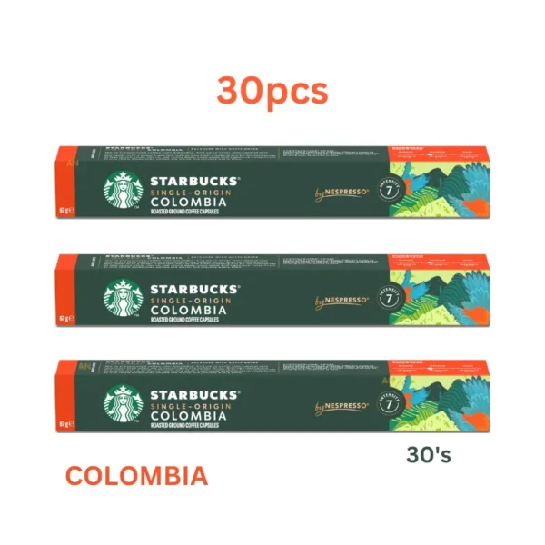 Starbucks Colombia Single Origin Coffee Capsules 30's available in Dubai