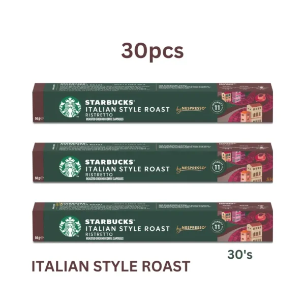 Starbucks Italian Style Roast Coffee Capsules 30's dark roast available in Dubai