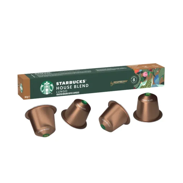 Starbucks House Blend lungo coffee pods 30's compatible with Nespresso in Dubai