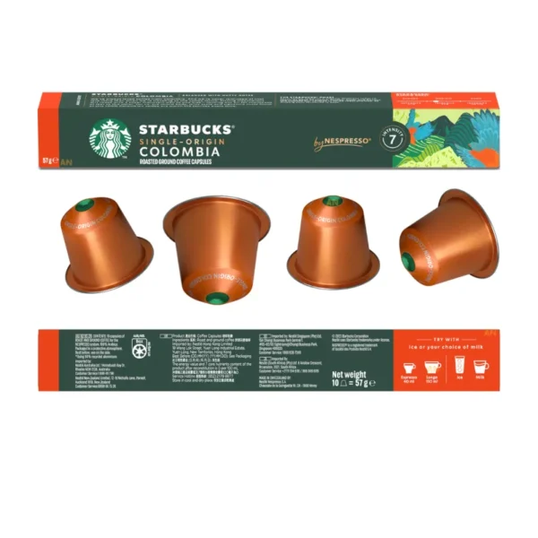 This 3packs of Starbucks coffee pods offers a smooth, balanced flavor with subtle citrus notes, perfect for brewing with Nespresso machines