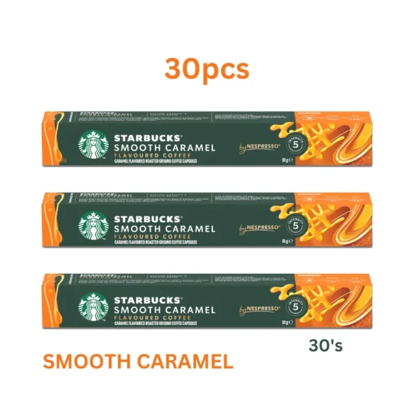 Starbucks Smooth Caramel Coffee Capsules 30's flavored coffee available in Dubai