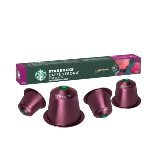 Starbucks Caffè Verona coffee pods 30's with indulgent dark cocoa flavors in Dubai