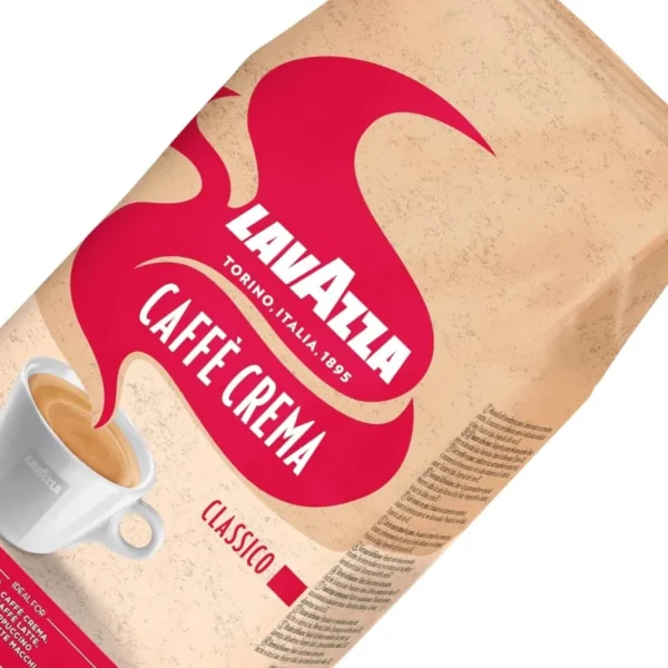 Lavazza Caffe Crema Classico Coffee Beans 2pcs 1kg Medium Roast Balanced and Smooth Flavor - Image 3