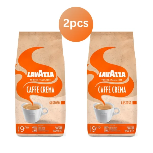 Lavazza Caffe Crema Gustoso 2pcs 1kg coffee beans online in Dubai AN Retail Foodstuff