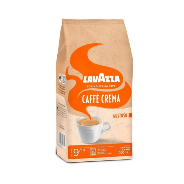 Lavazza Caffe Crema Gustoso Medium Roast Coffee Beans 2pcs 1kg available in Dubai and UAE