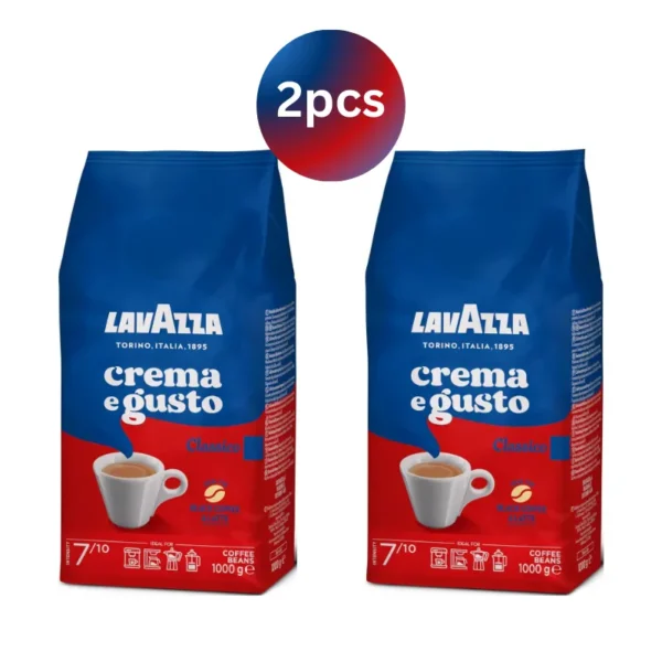 Lavazza Crema e Gusto Classico 2pcs 1kg in Dubai Available in AN Retail Foodstuff Online